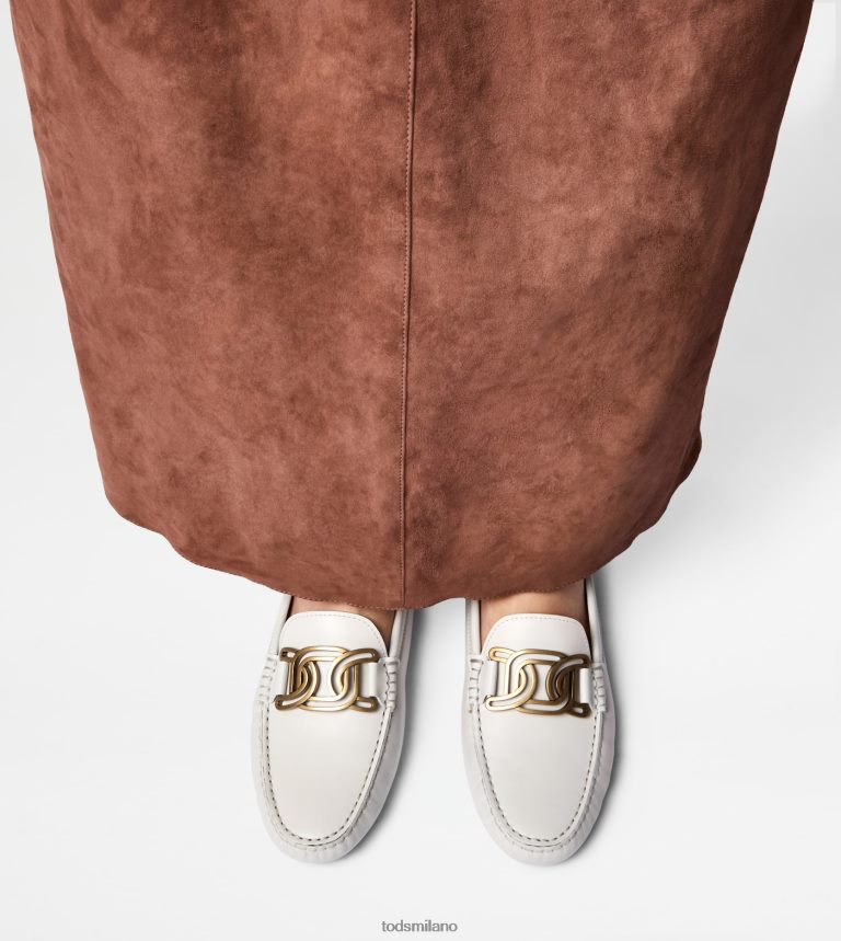 donnebianco Tod's mocassino gommino Kate in pelle P66X8B93