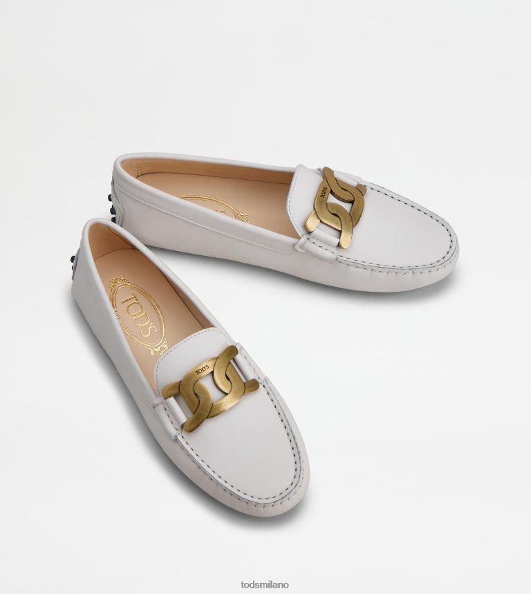 donnebianco Tod's mocassino gommino Kate in pelle P66X8B94