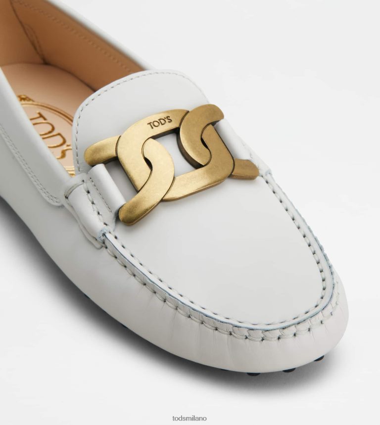 donnebianco Tod's mocassino gommino Kate in pelle P66X8B94