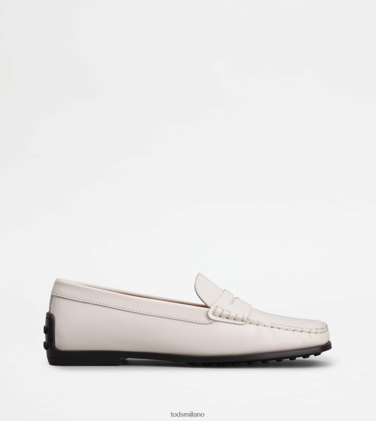 donnebianco Tod's mocassino gommino da città in pelle P66X8B72