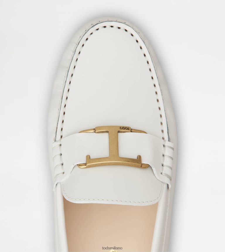 donnebianco Tod's t Intramontabile mocassino gommino in pelle P66X8B99