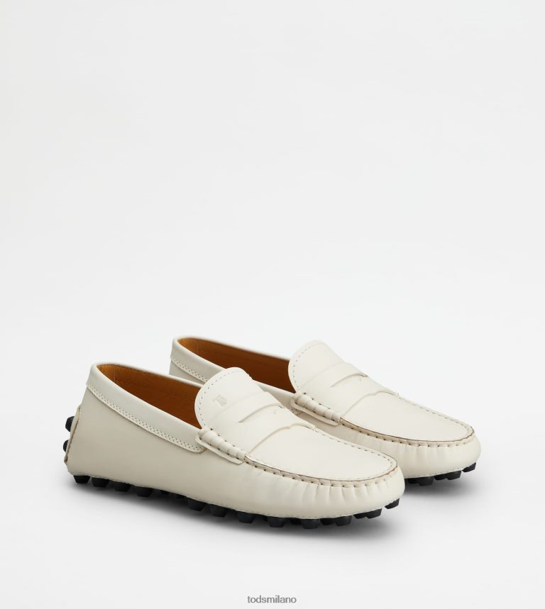 donnebianco sporco/nero Tod's gommino bubble in pelle P66X8B87