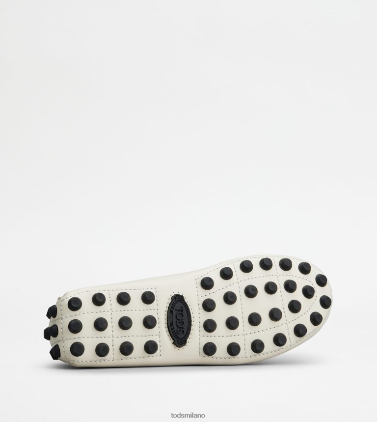donnebianco sporco/nero Tod's gommino bubble in pelle P66X8B87