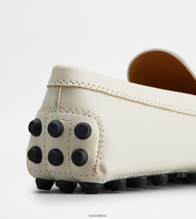 donnebianco sporco/nero Tod's gommino bubble in pelle P66X8B87