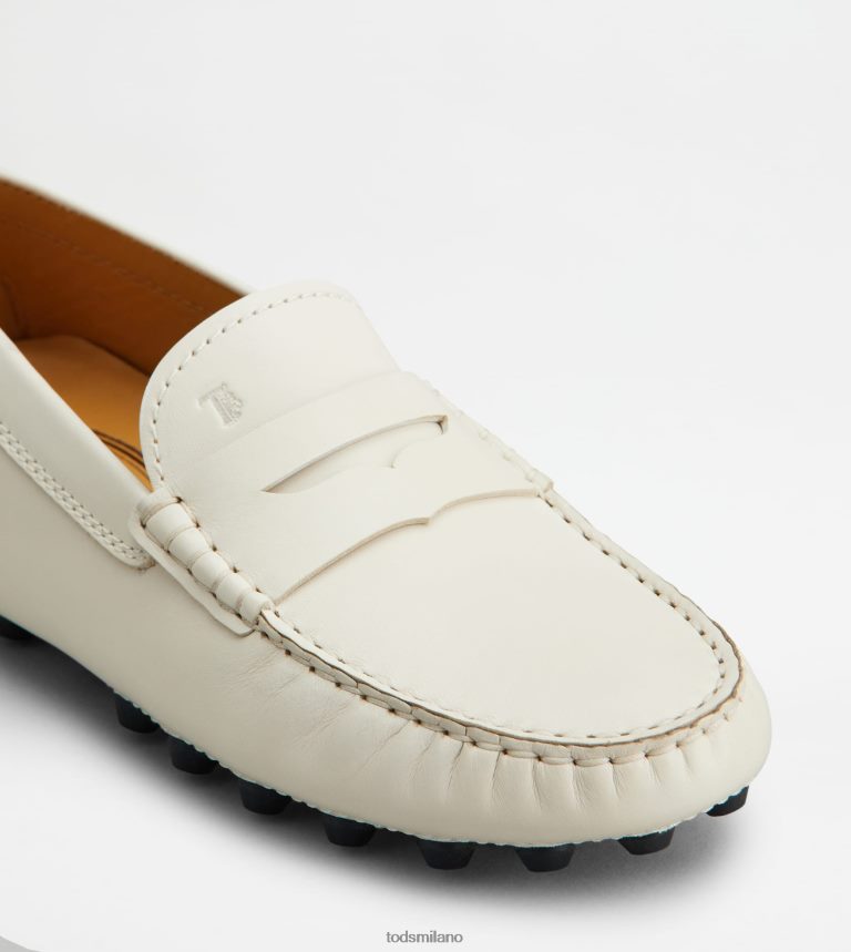 donnebianco sporco/nero Tod's gommino bubble in pelle P66X8B87