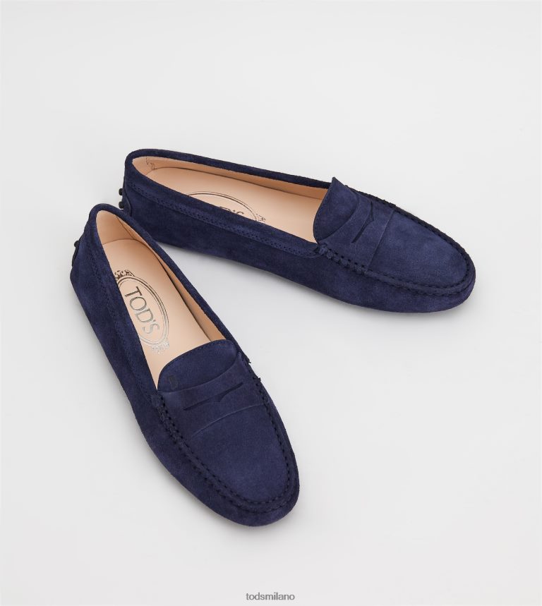 donneblu Tod's gommino mocassino in pelle scamosciata P66X8B113