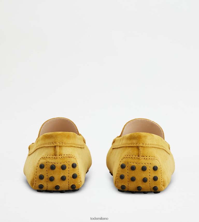donnegiallo Tod's gommino mocassino in pelle scamosciata P66X8B108