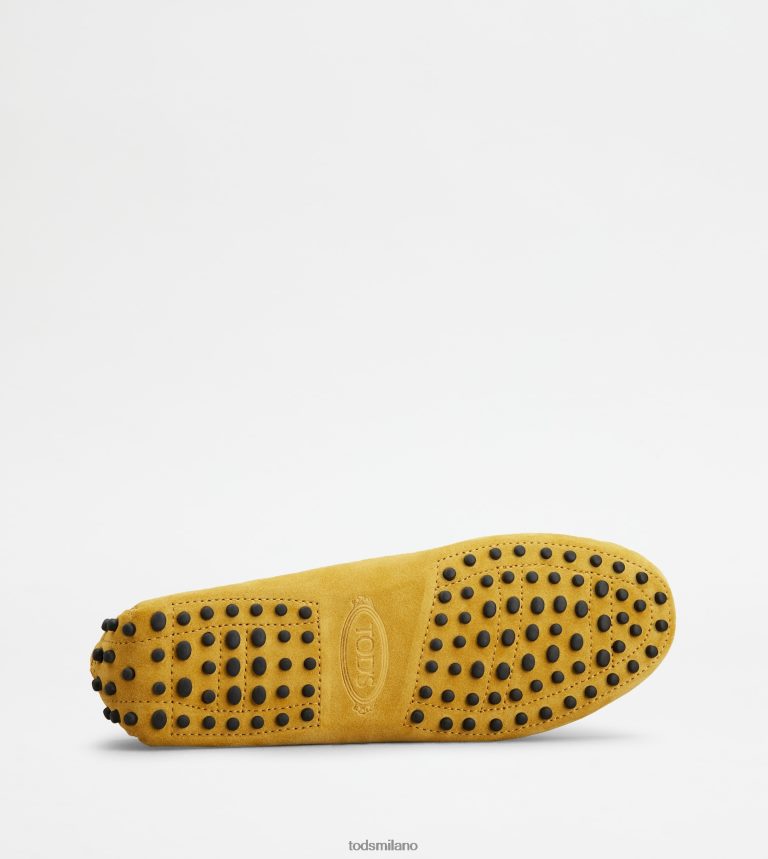 donnegiallo Tod's gommino mocassino in pelle scamosciata P66X8B108