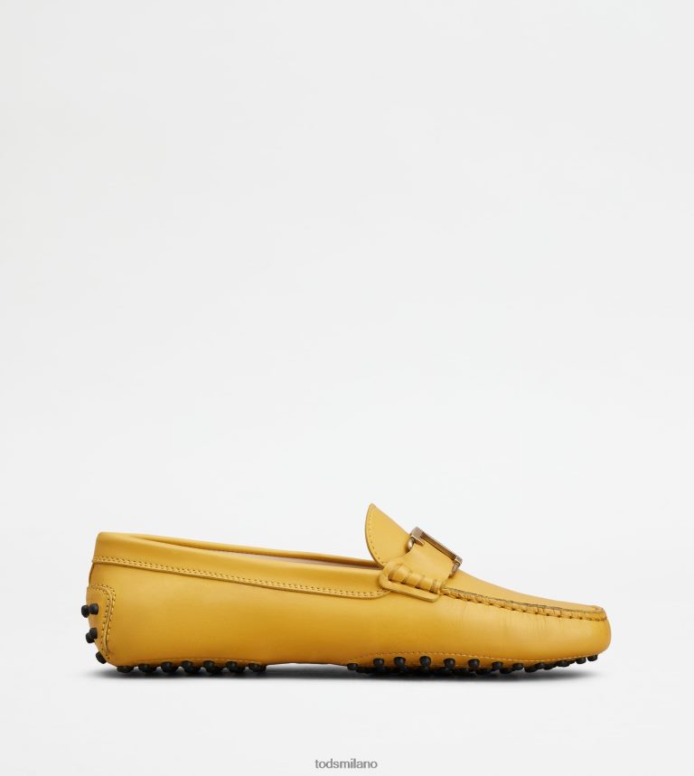 donnegiallo Tod's t Intramontabile mocassino gommino in pelle P66X8B100