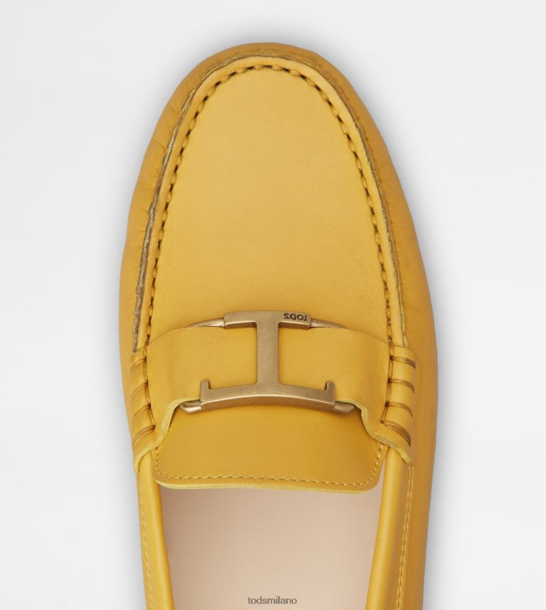 donnegiallo Tod's t Intramontabile mocassino gommino in pelle P66X8B100