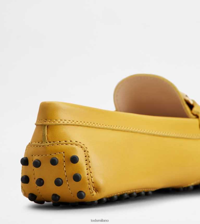 donnegiallo Tod's t Intramontabile mocassino gommino in pelle P66X8B100