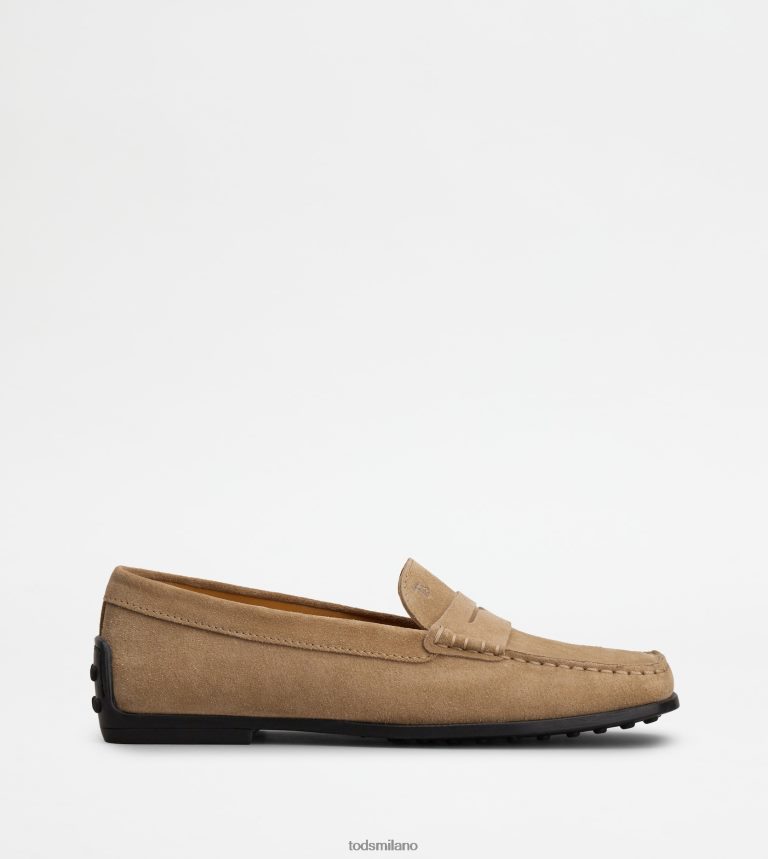 donnemarrone Tod's mocassino gommino da città in pelle scamosciata P66X8B63