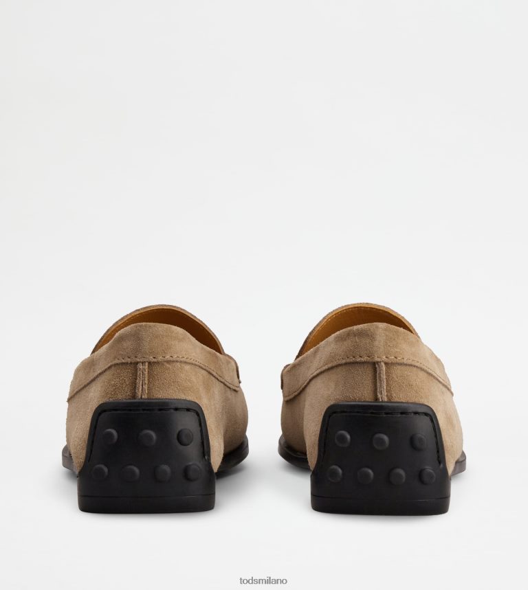 donnemarrone Tod's mocassino gommino da città in pelle scamosciata P66X8B63