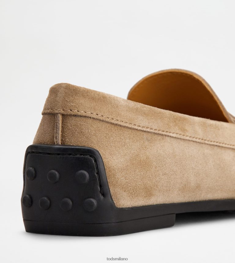 donnemarrone Tod's mocassino gommino da città in pelle scamosciata P66X8B63