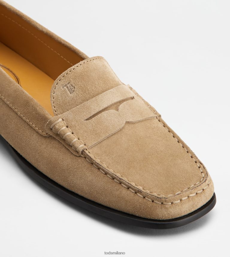 donnemarrone Tod's mocassino gommino da città in pelle scamosciata P66X8B63