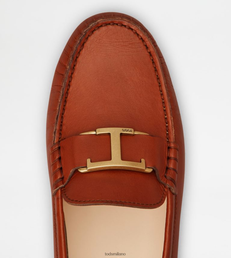 donnemarrone Tod's t Intramontabile mocassino gommino in pelle P66X8B101