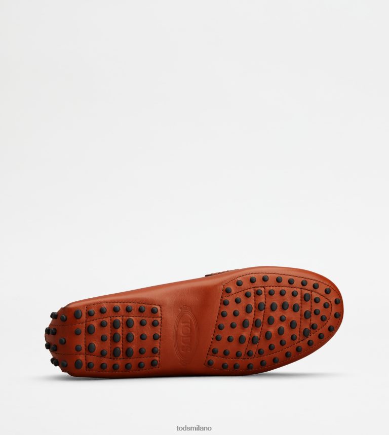 donnemarrone Tod's t Intramontabile mocassino gommino in pelle P66X8B101