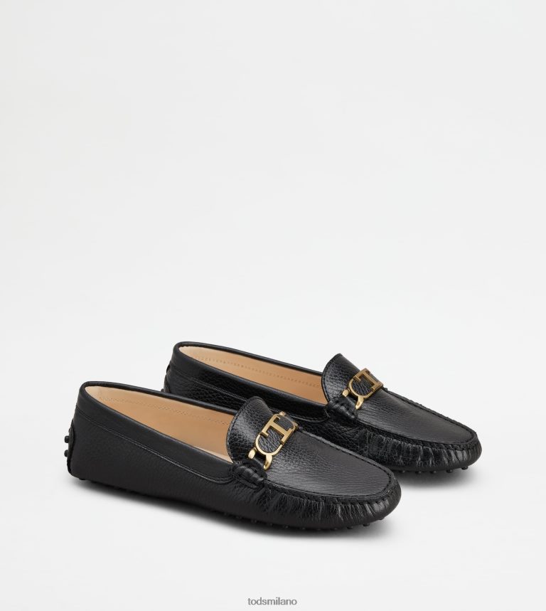 donnenero Tod's gommino mocassino in pelle P66X8B78