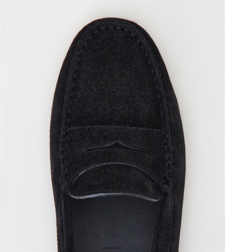 donnenero Tod's gommino mocassino in pelle scamosciata P66X8B65