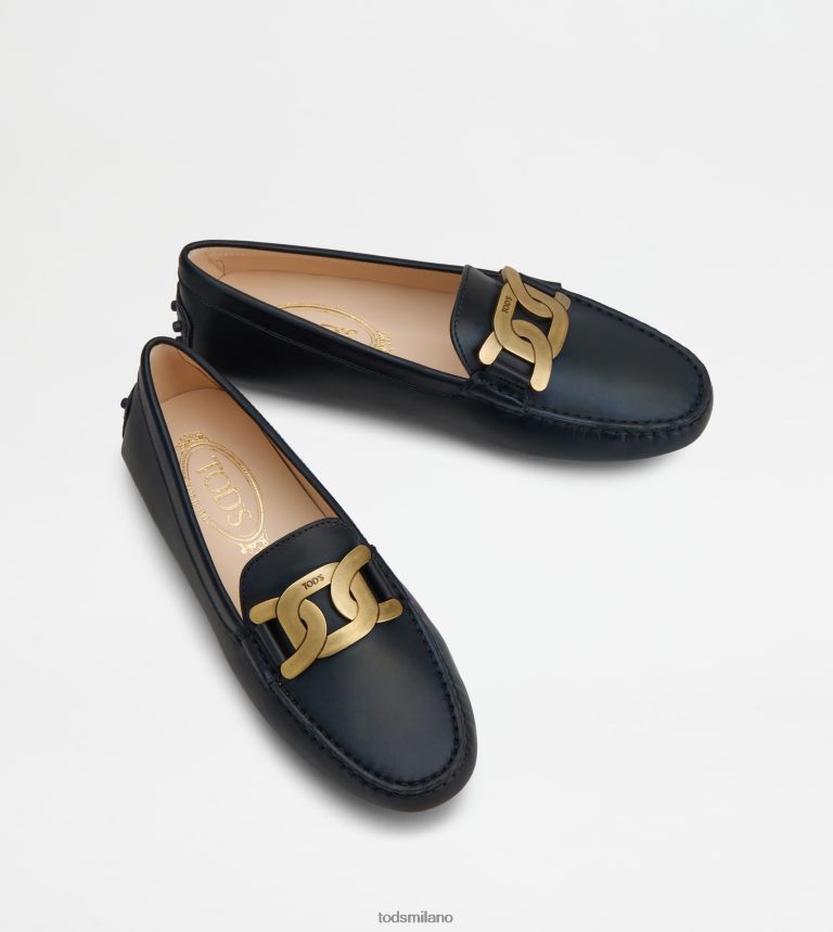 donnenero Tod's mocassino gommino Kate in pelle P66X8B97