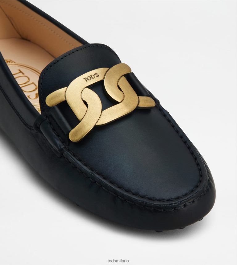 donnenero Tod's mocassino gommino Kate in pelle P66X8B97