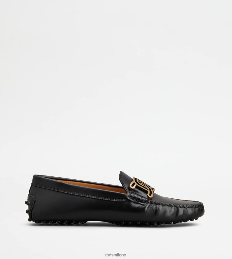 donnenero Tod's mocassino gommino Kate in pelle P66X8B98