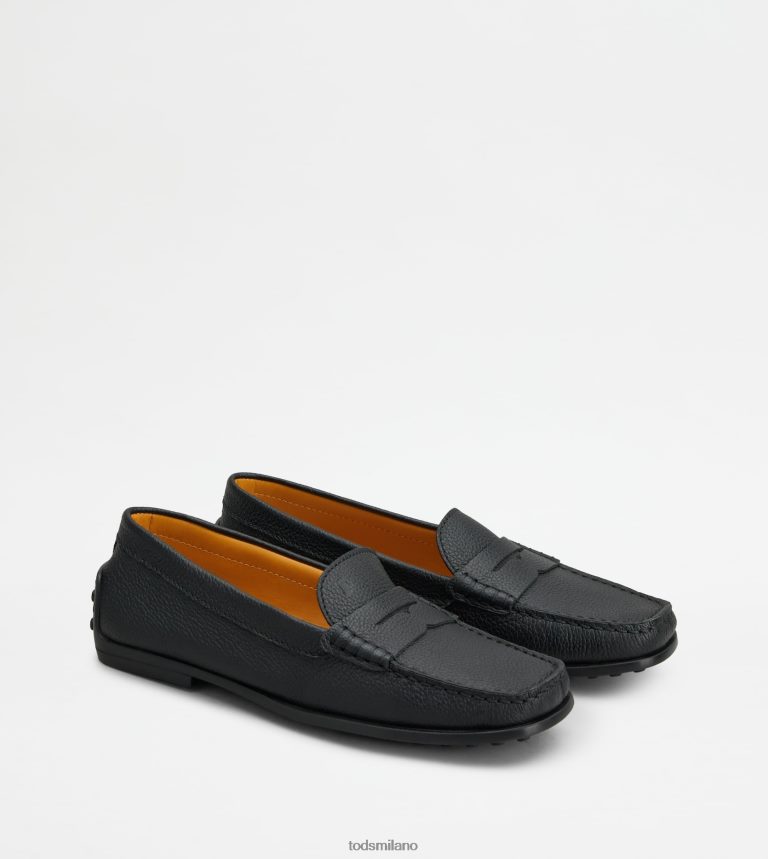 donnenero Tod's mocassino gommino da città in pelle P66X8B74