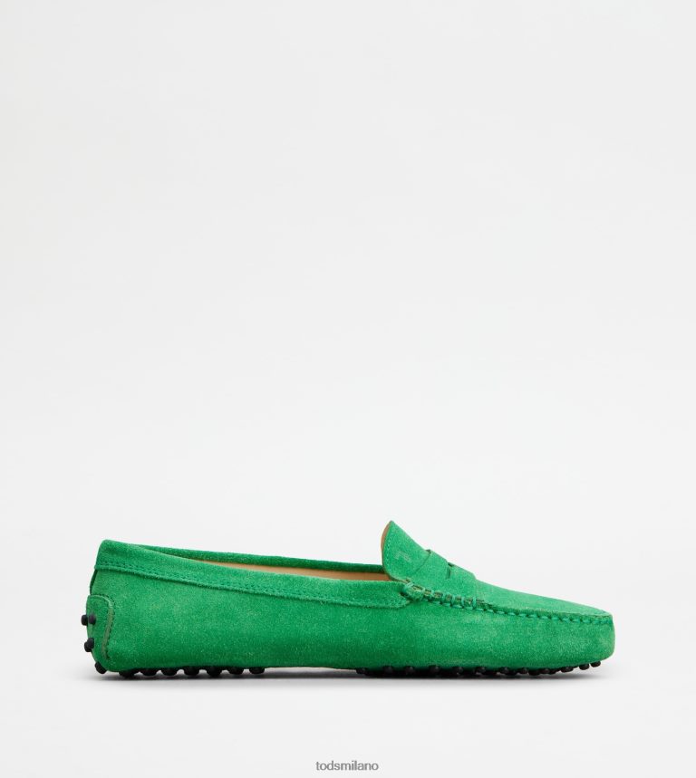 donneverde Tod's gommino mocassino in pelle scamosciata P66X8B103