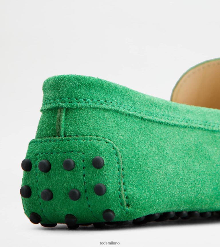 donneverde Tod's gommino mocassino in pelle scamosciata P66X8B103