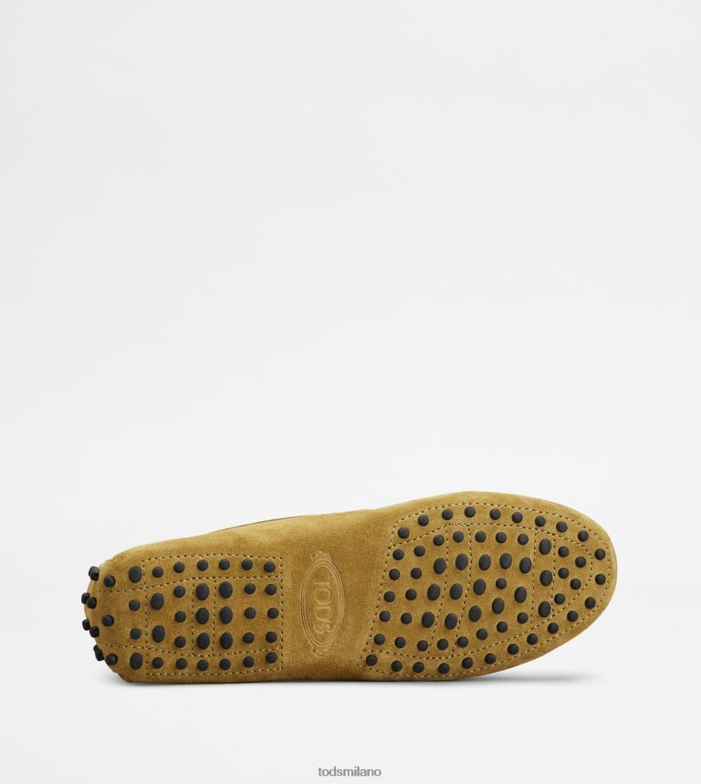 donneverde Tod's gommino mocassino in pelle scamosciata P66X8B107