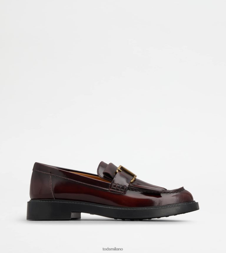 donneBorgogna Tod's t intramontabili mocassini in pelle P66X8B9