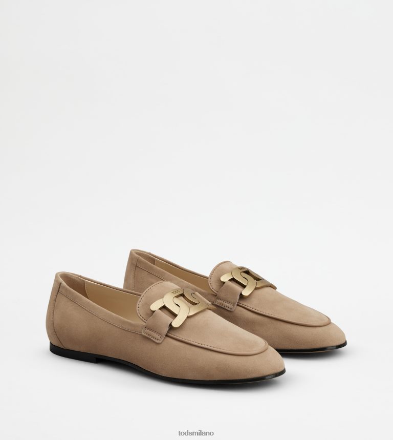 donnebeige Tod's mocassini Kate in pelle scamosciata P66X8B53