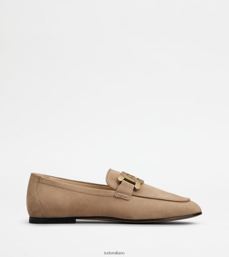 donnebeige Tod's mocassini Kate in pelle scamosciata P66X8B53