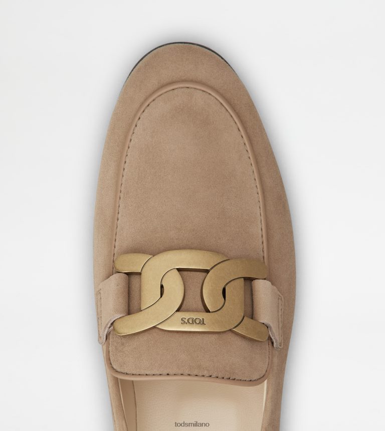 donnebeige Tod's mocassini Kate in pelle scamosciata P66X8B53