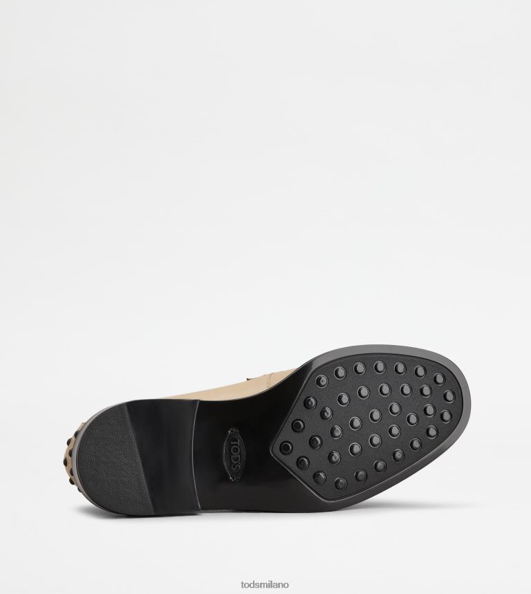 donnebeige Tod's mocassini in pelle P66X8B37