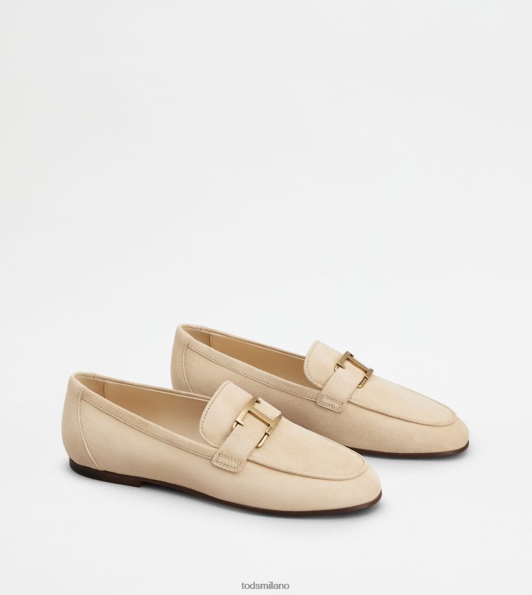 donnebeige Tod's t intramontabili mocassini in pelle scamosciata P66X8B60