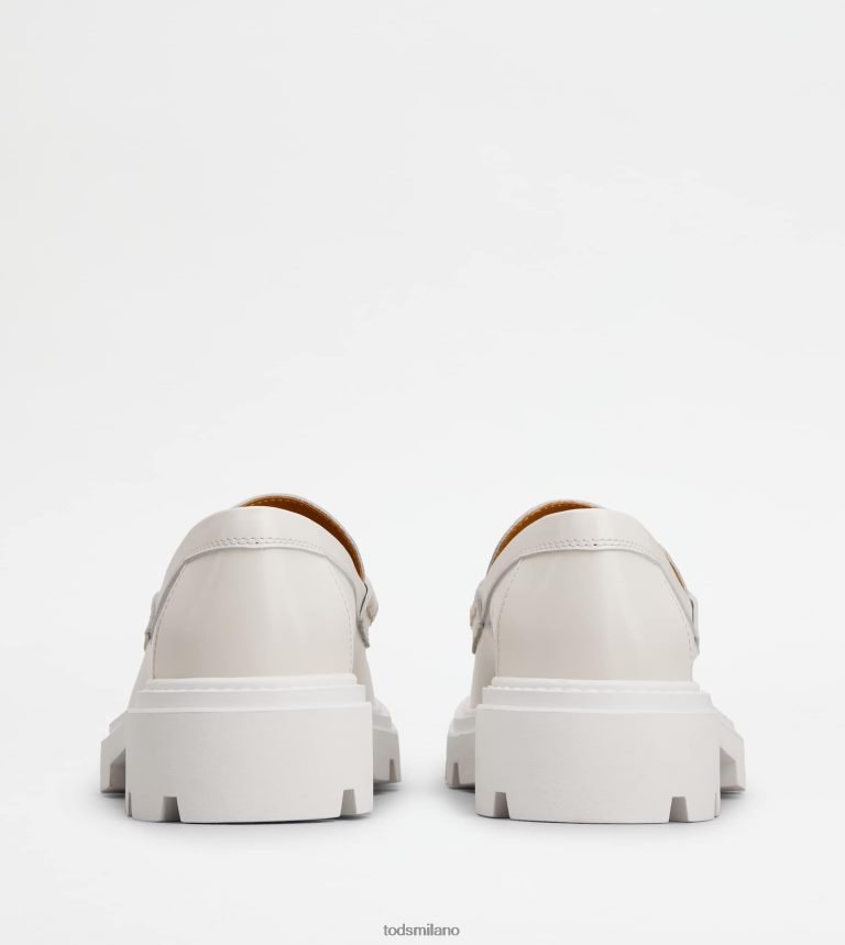 donnebianco Tod's mocassini con frange in pelle P66X8B6