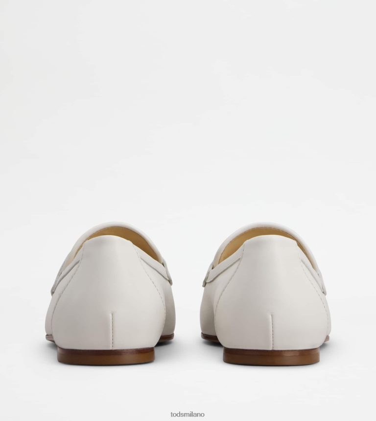 donnebianco Tod's t intramontabili mocassini in pelle P66X8B59