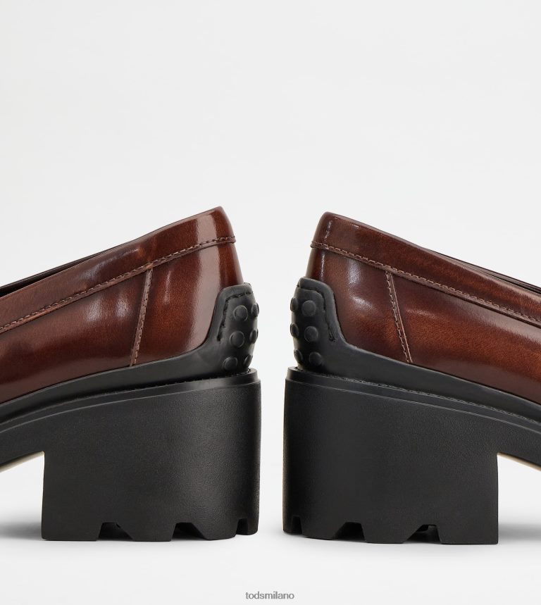 donnemarrone Tod's mocassini in pelle P66X8B49