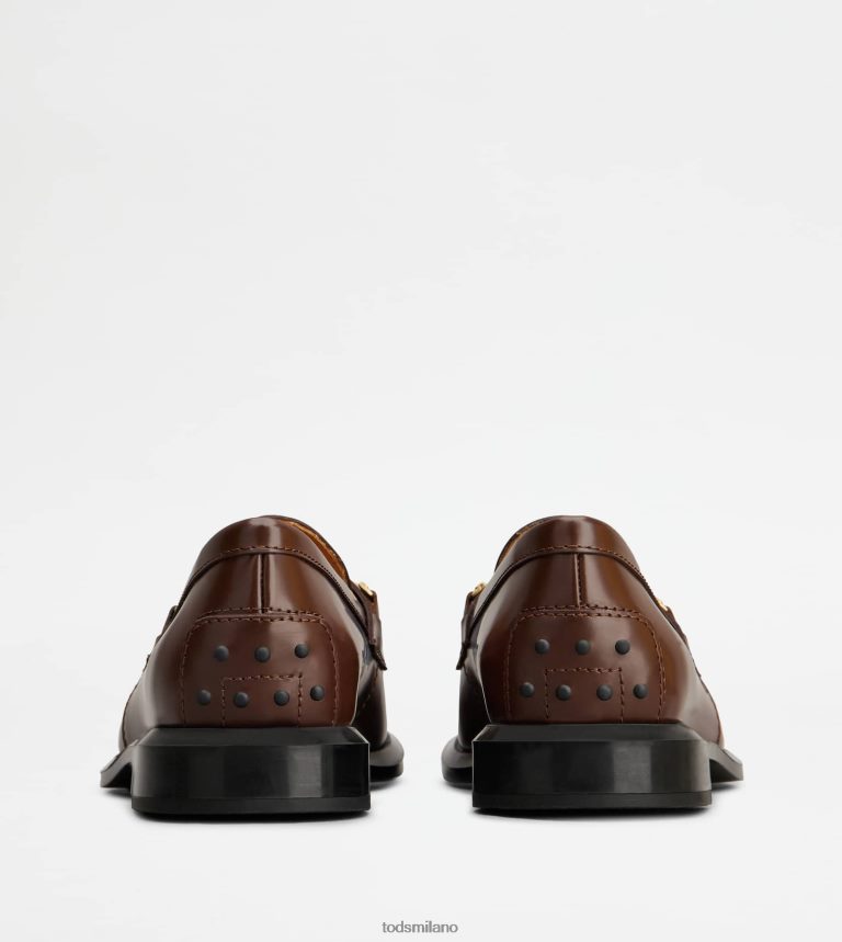 donnemarrone Tod's mocassini in pelle con frange P66X8B39