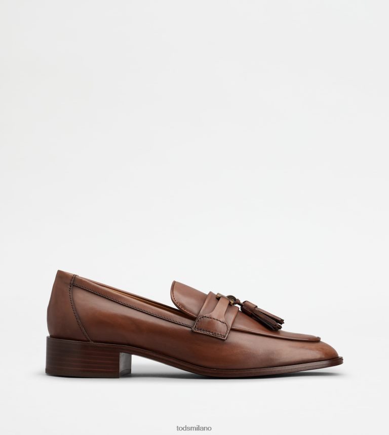 donnemarrone Tod's mocassino in pelle con nappine P66X8B13