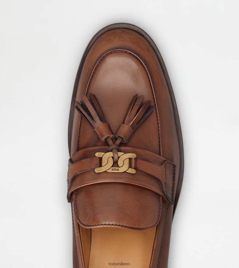donnemarrone Tod's mocassino in pelle con nappine P66X8B13