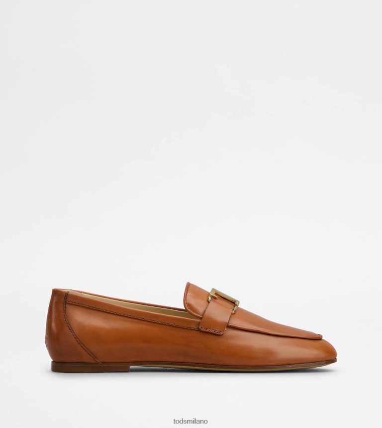 donnemarrone Tod's t intramontabili mocassini in pelle P66X8B5