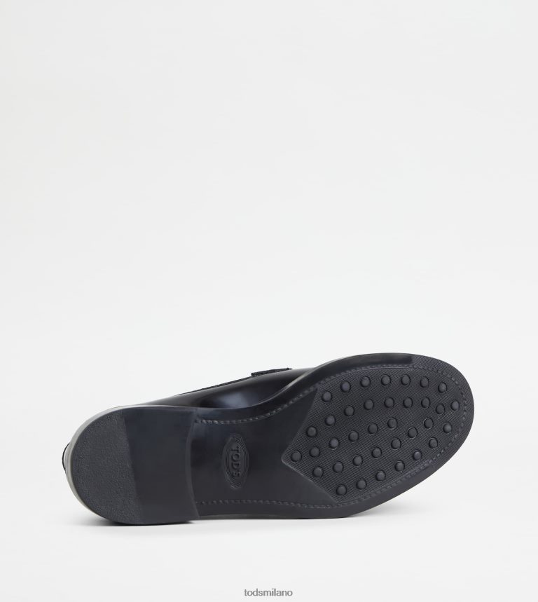 donnenero Tod's t intramontabili mocassini in pelle P66X8B22