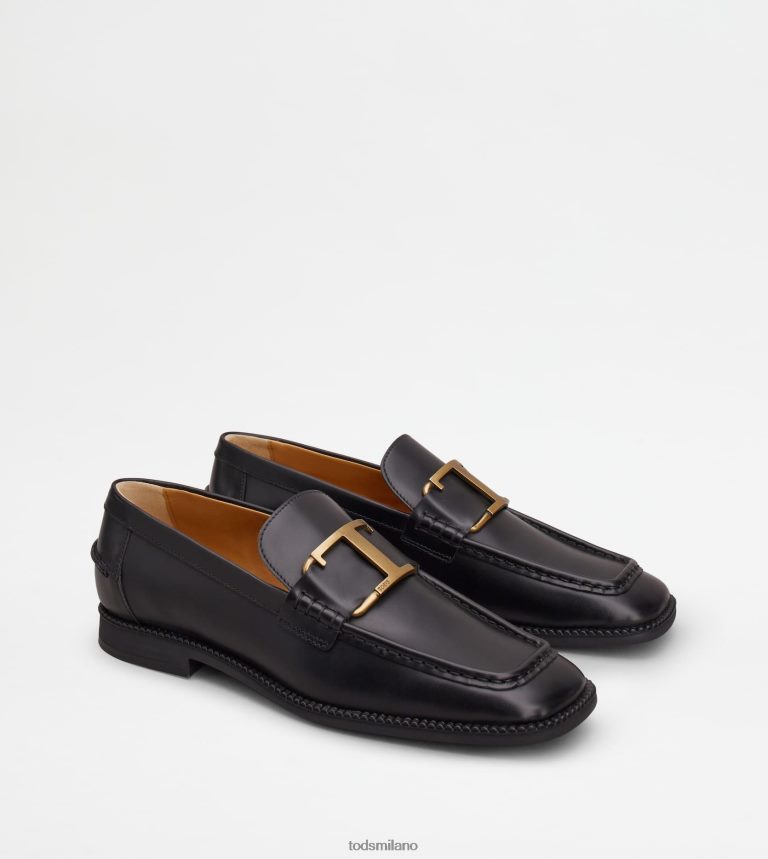 donnenero Tod's t intramontabili mocassini in pelle P66X8B56