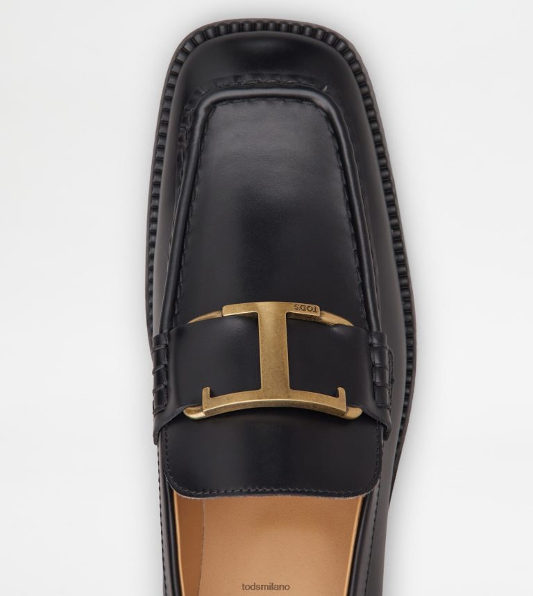 donnenero Tod's t intramontabili mocassini in pelle P66X8B56