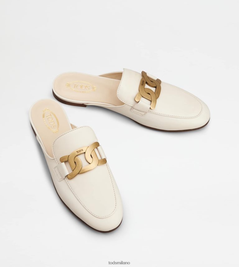 donnebianco Tod's sabot in pelle P66X8B230