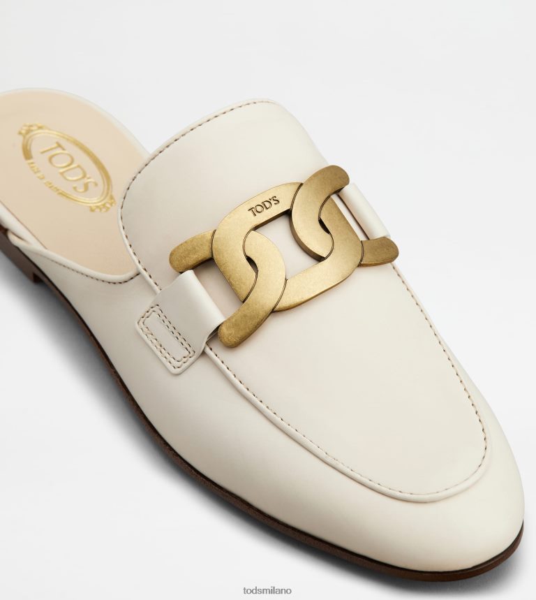 donnebianco Tod's sabot in pelle P66X8B230