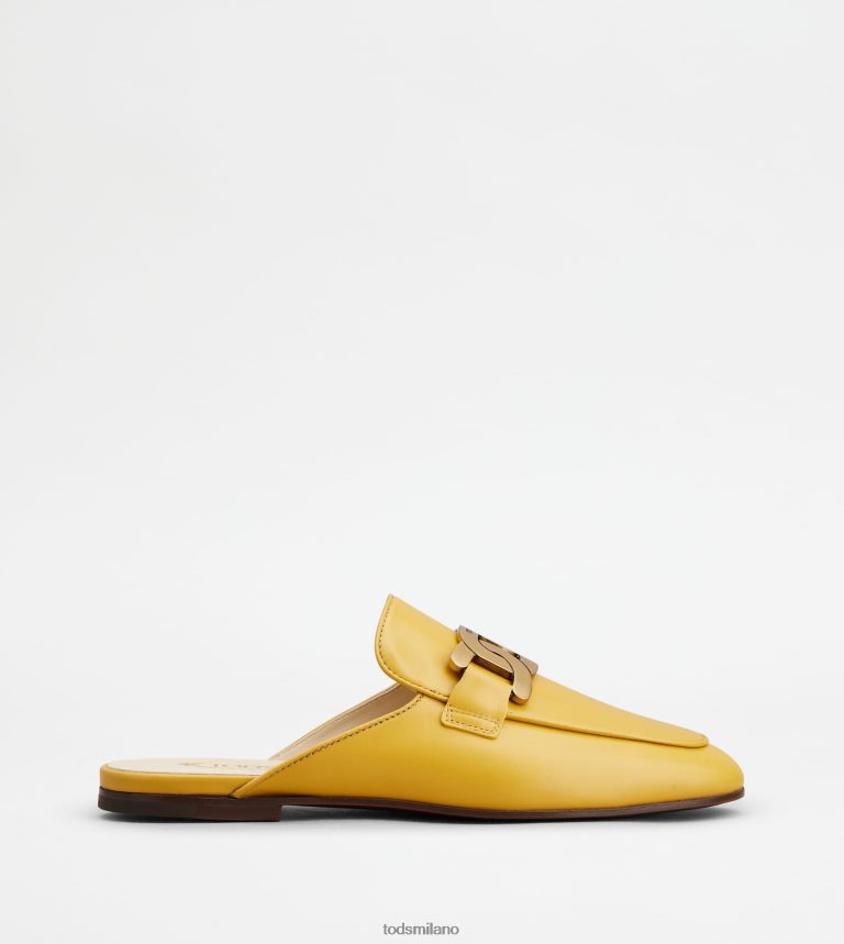 donnegiallo Tod's sabot in pelle P66X8B231