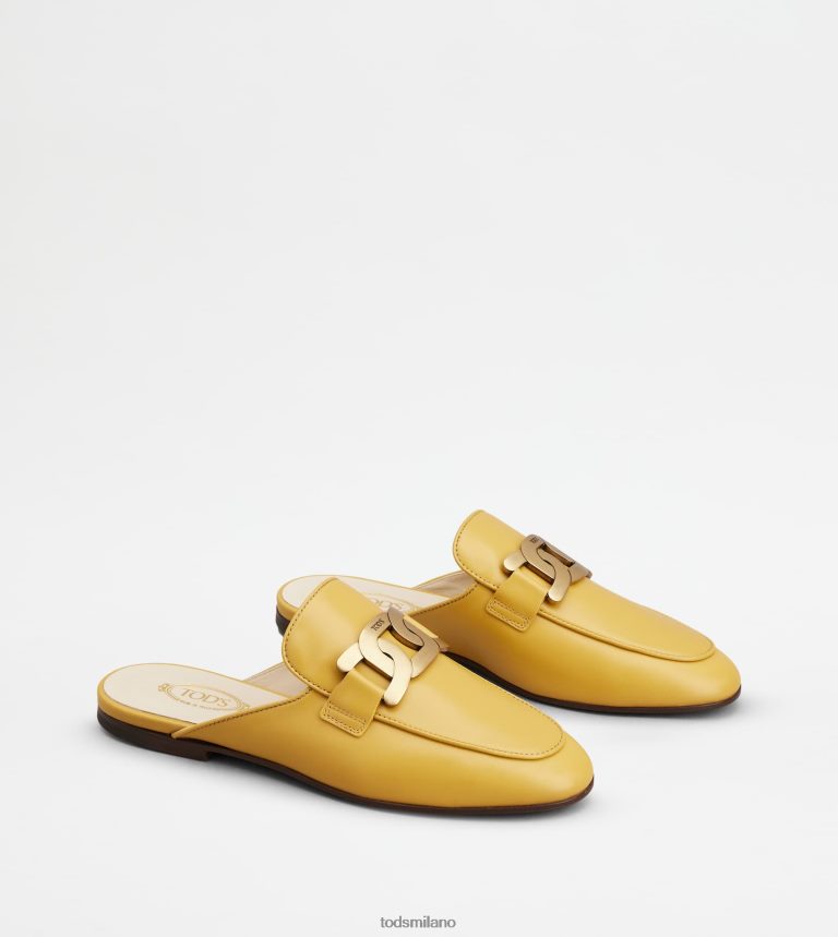 donnegiallo Tod's sabot in pelle P66X8B231